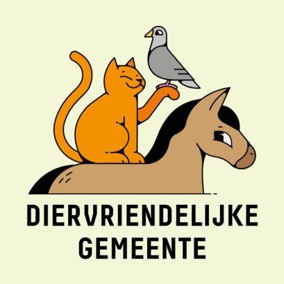 cartoon diervriendelijke gemeente